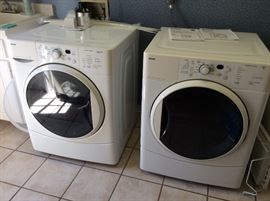 Kenmore front loading washer and dryer, in good shape