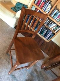 #1 tall table with 8 chairs and built in leaf 48-60x48x36 350.00