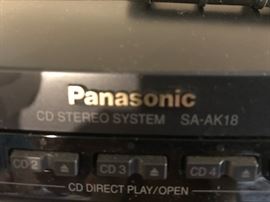 #16 Panasonic sa-ak18 5 cd changer 65.00
