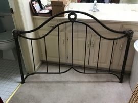 #24 Full size metal headboard only 54x36 75.00