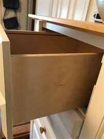 #26 white 12 drawer 1 door chest 50x19x53 125.00