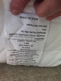 #25 Zinues queen pillowtop mattress with frame (2) 125.00 each 250.00