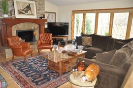 Fantastic transitional family room filled with higher quality items!!