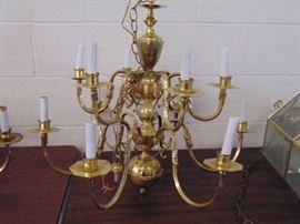 12 arm chandelier no globes