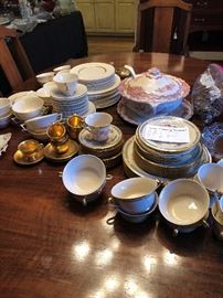 two sets of lenox china