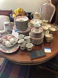 two of 6 sets of china