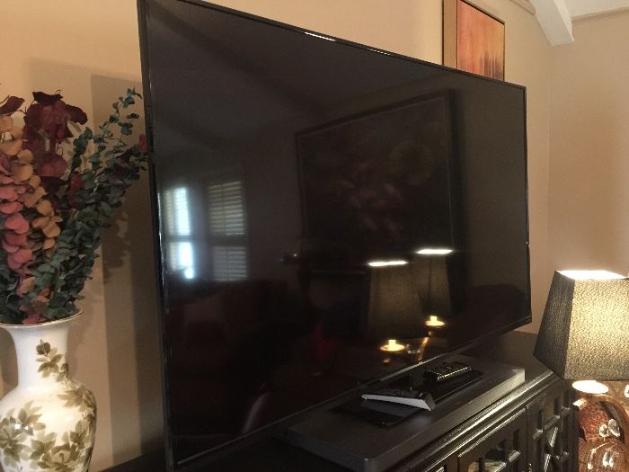 Large flat screen tv