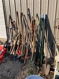 And the hand tools to help you do your chores.  There's even a log roller!