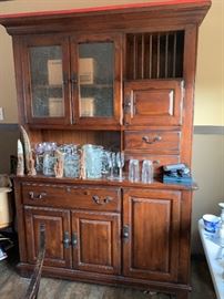 I'm really partial to this hutch/china cabinet.