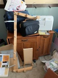 This is a Babylock Ellure Plus Sewing/Embroidery machine with lots of accessories, even a quilting frame.  Really nice equipment.