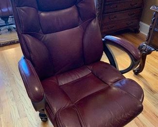 Nice leather executive office chair.