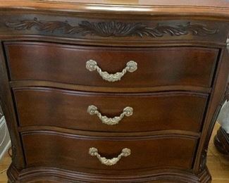 Pair of gorgeous night stands by Bob Mackie Home