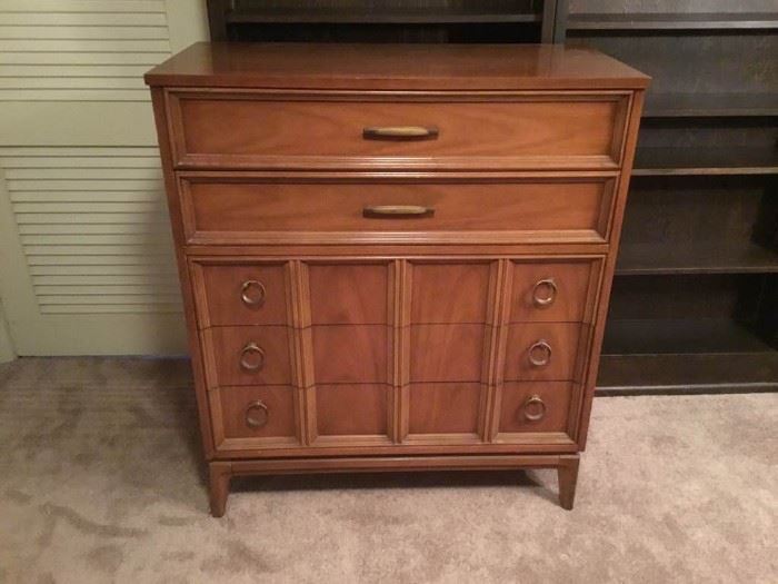 Five Drawer Wooden Dresser