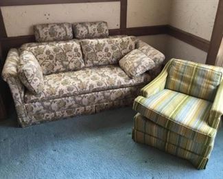 Sofa Bed and Chair