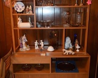 Shelving Unit & Figurines