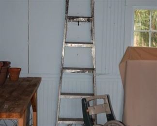 Ladder, Hose, & Reel