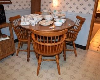 Table, Chairs, & Dishes