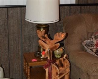 Table Lamp, Side Table, & Home Decor