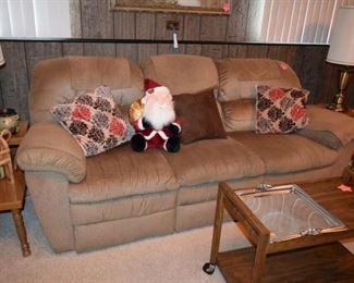 Sofa, Pillows, & Coffee Table