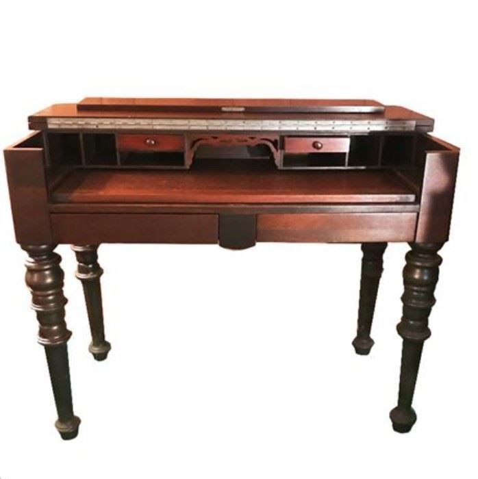 Lot 624
Antique Flip Top Mahogany Writing Desk
