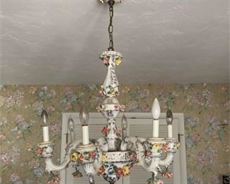 Lot 003
Capodimonte Six Arm Chandelier