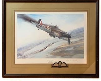 Lot 072
"Battle of Briton" Lithograph by Robert Taylor