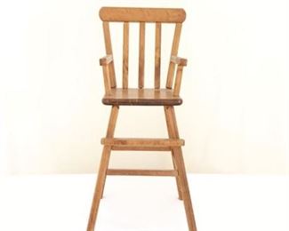 Lot 014
Vintage Maple Childs High Chair
