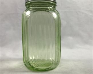 Lot 636
1930s Anchor Hocking Hoosier Cabinet Kitchen Canister