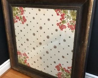 Antique Scarf Framed