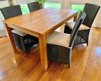 Teak Table and 4 chairs