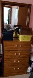 Chest with mirror