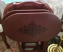 Beautiful tray table set