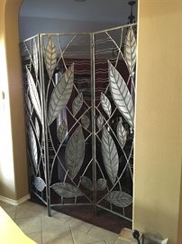 Fabulous, solid steel room divider!