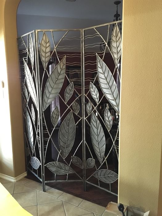 Fabulous,  solid steel room divider!  