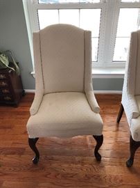 2 Wing back chairs for purchase by appointment only at our next sale.  Not at this sale