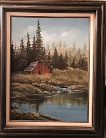 OIL PAINTING SIGNED $75