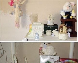 Easter decor -Department 56 and Lenox