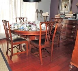 cup and saucer and tea pot collection