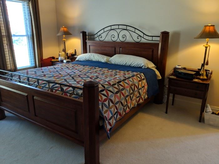 Bob Timberlake King Size Bed  & nightstands