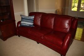 Hancock & Moore Leather Sofa ~ only a year old
