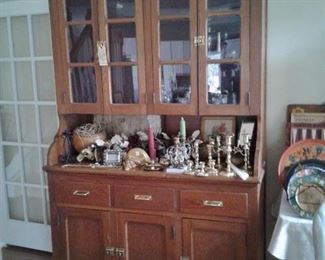 Large pine cupboard from old Citadel building in Charleston, SC