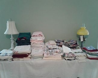 Tons of great linens