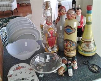 Collection of decorative bottles (mostly vintage)
