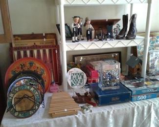 Large variety of games and toys