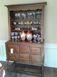 Mahogany buffet with hutch
