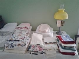 Lots of lovely linens