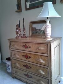 Antique cottage chest (matches bed)