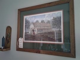 Print of the Old Irmese Store that once stood in Irmo, SC