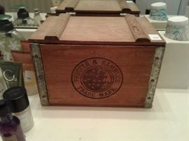 Vintage Procter & Gamble wood/metal box