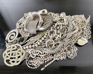 Silver Fashion Jewelry....Large, Chic